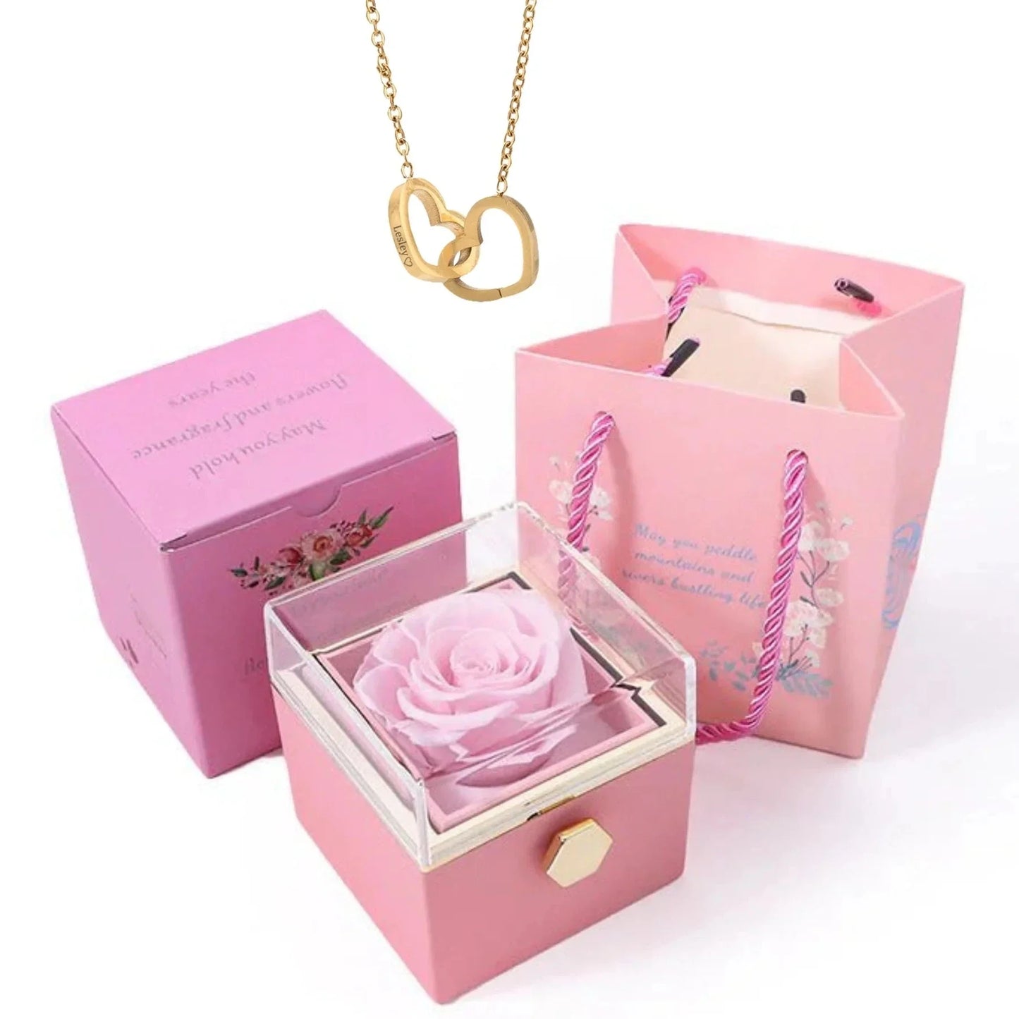 Collar Corazón con Nombres Personalizados