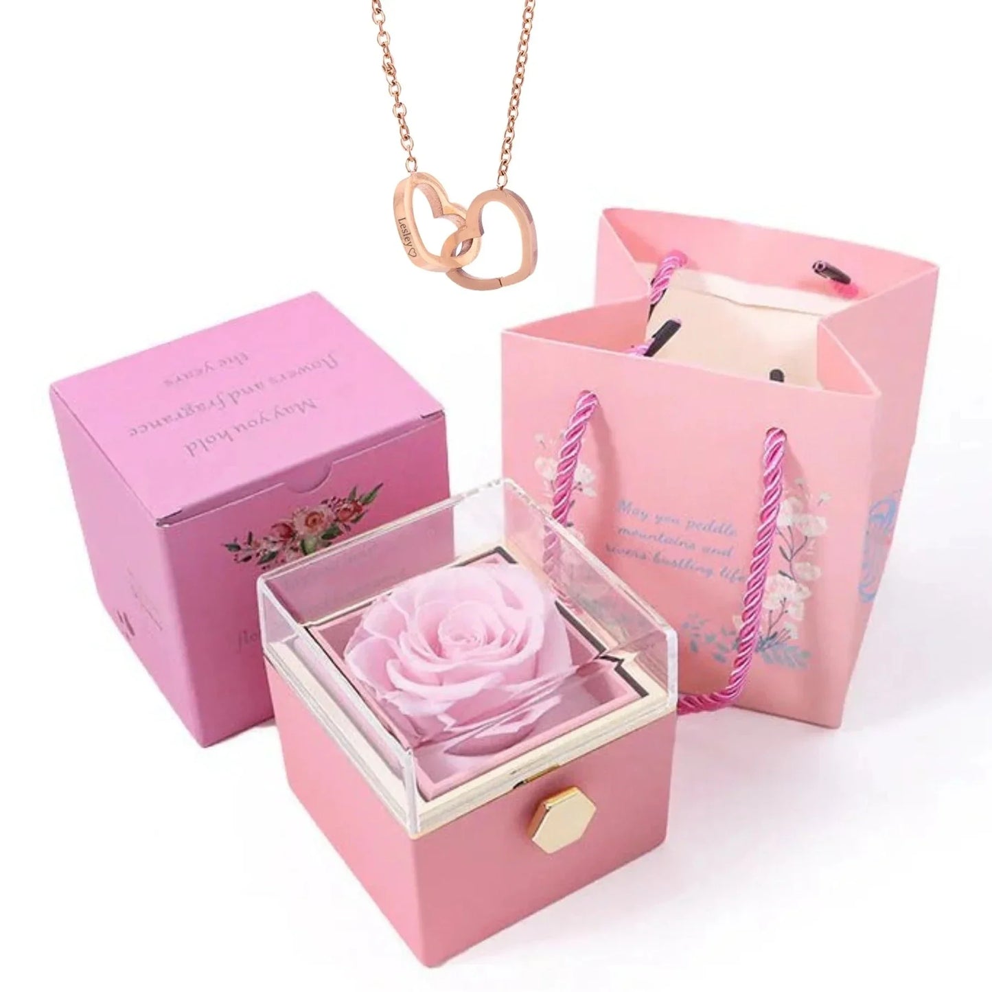 Collar Corazón con Nombres Personalizados