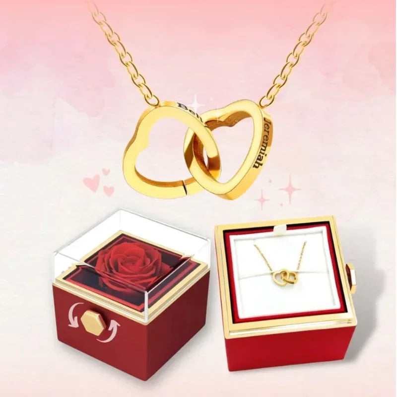 Collar Corazón con Nombres Personalizados