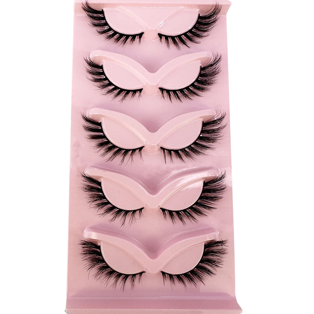 Pestañas postizas Ojos de gato (5 pares)