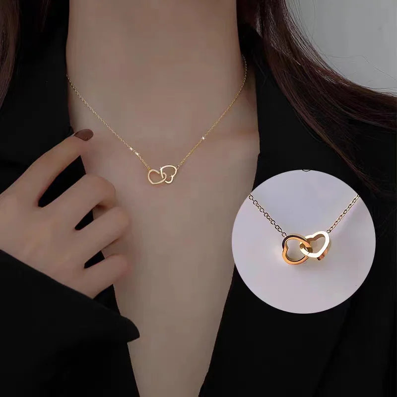 Collar Corazón con Nombres Personalizados