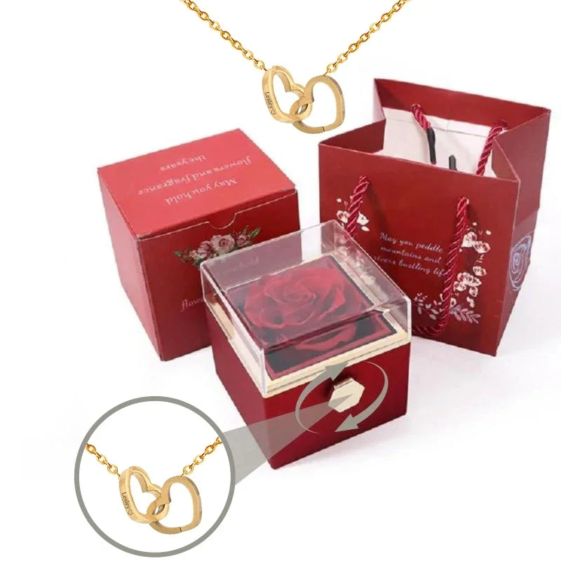 Collar Corazón con Nombres Personalizados