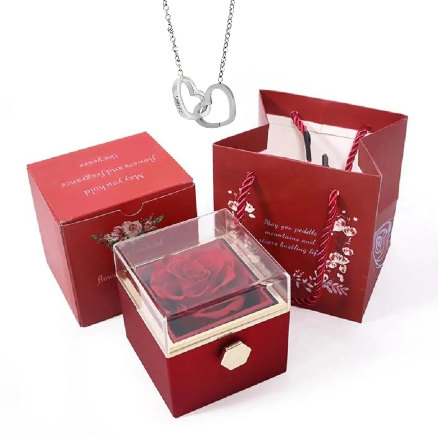Collar Corazón con Nombres Personalizados