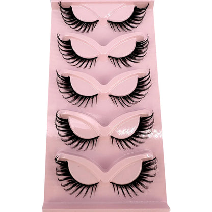 Pestañas postizas Ojos de gato (5 pares)