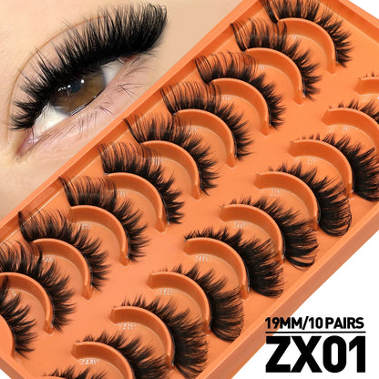 Pestañas de volumen extremo (10 pares)