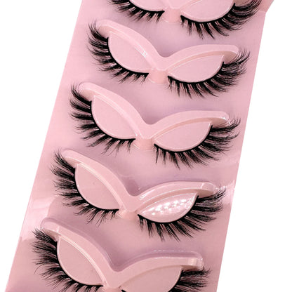 Pestañas postizas Ojos de gato (5 pares)