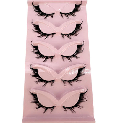 Pestañas postizas Ojos de gato (5 pares)